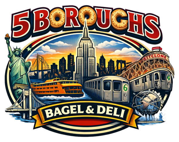 5 Boroughs Bagel & Deli logo