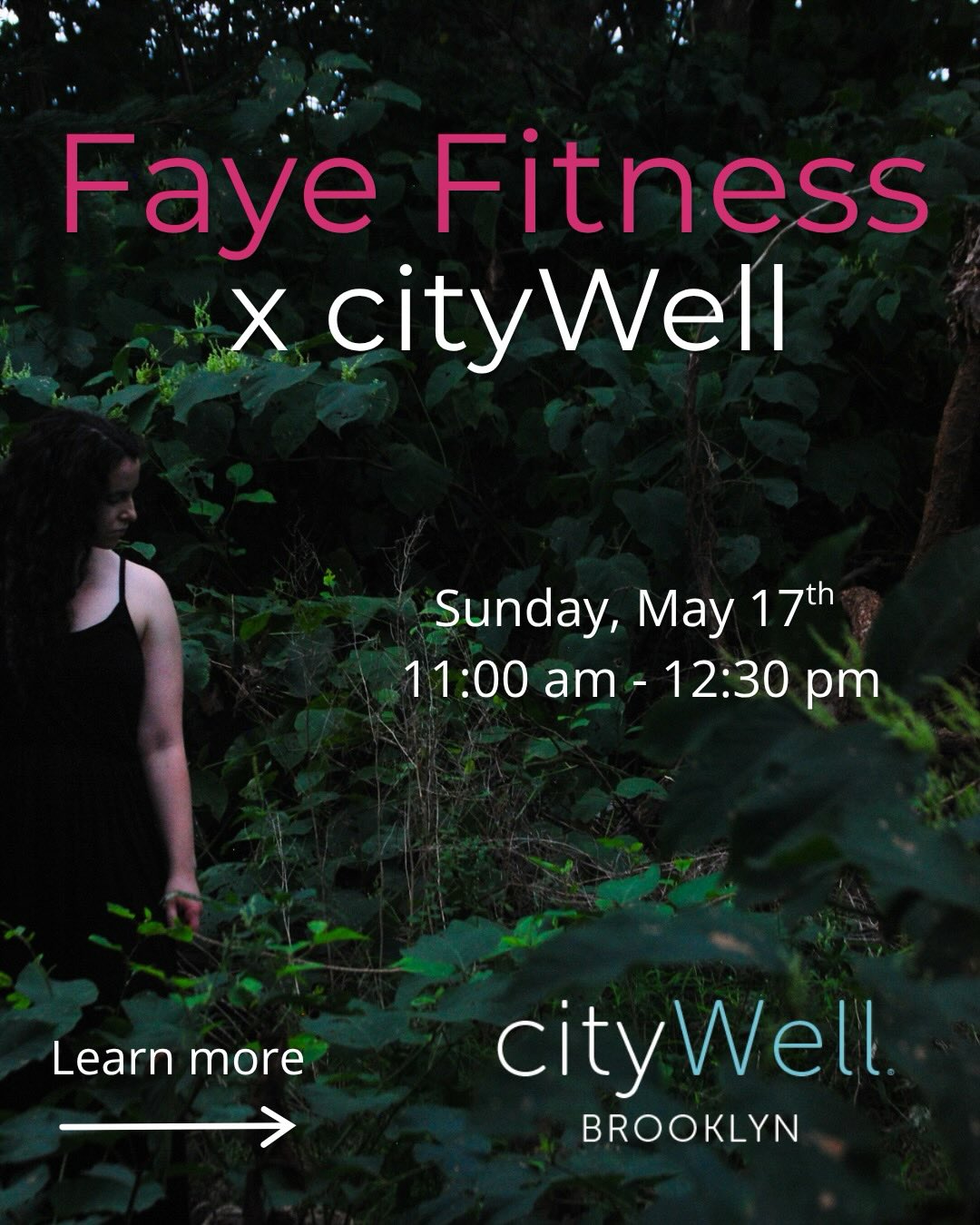 Faye Fitness x cityWell collaboration post