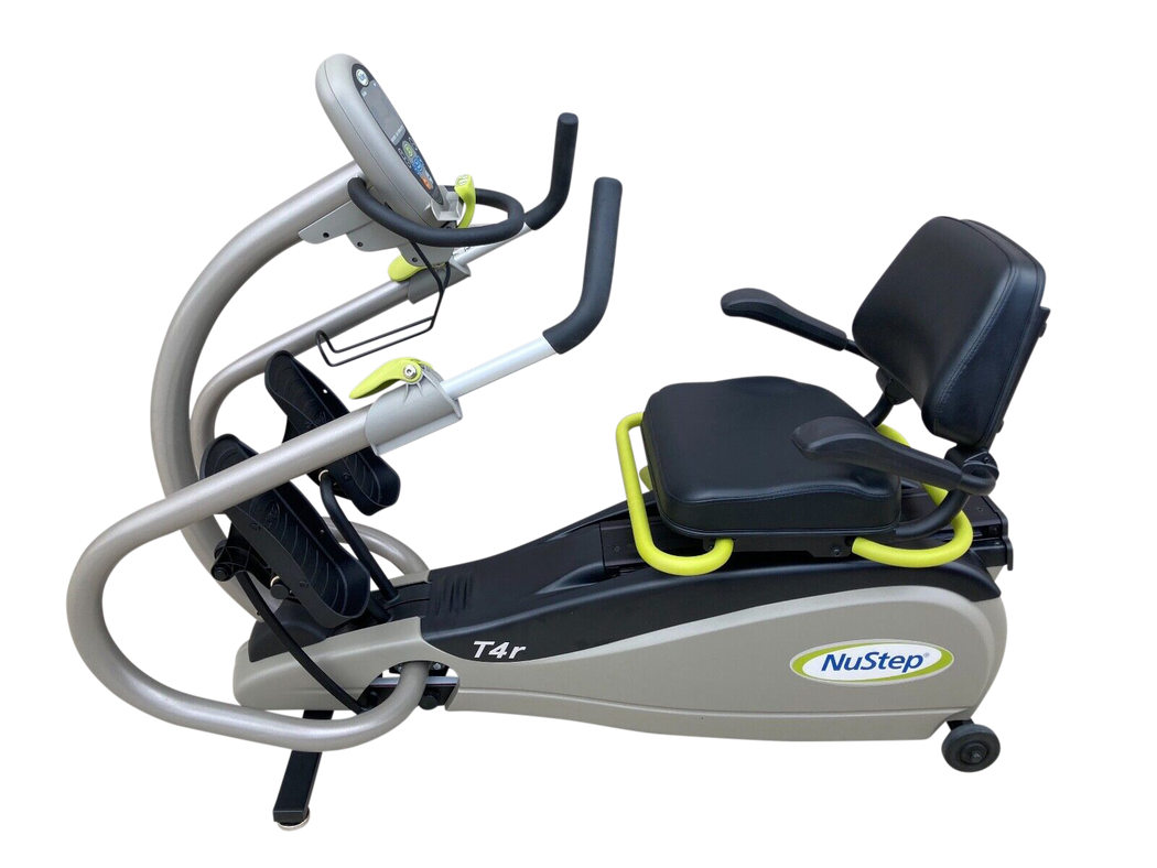 NuStep T4r Recumbent Stepper, angled view