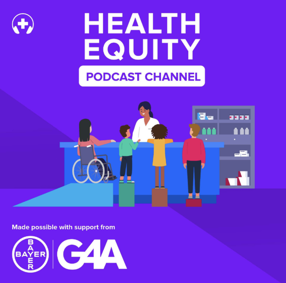 Health Equity Podcast Channel cover art.