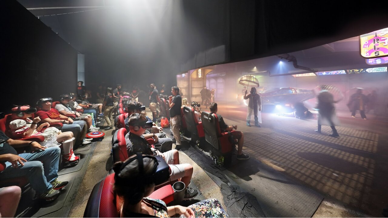 Comic-Con Blade Runner VR experiential activation with audience in headsets