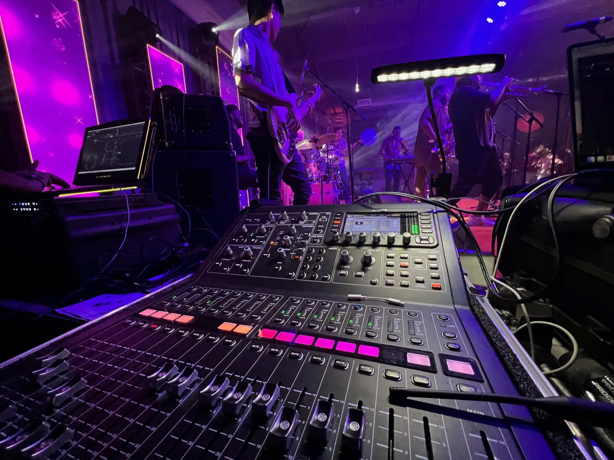 Midas mixing console at a live event