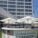 U.S. Olympic & Paralympic Foundation outdoor event setup