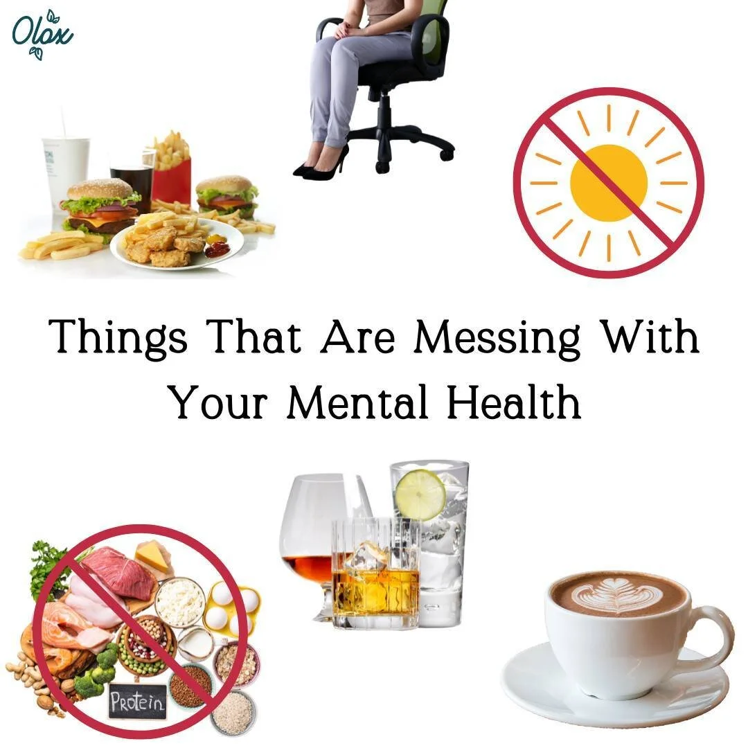 Olox infographic: Things That Are Messing With Your Mental Health